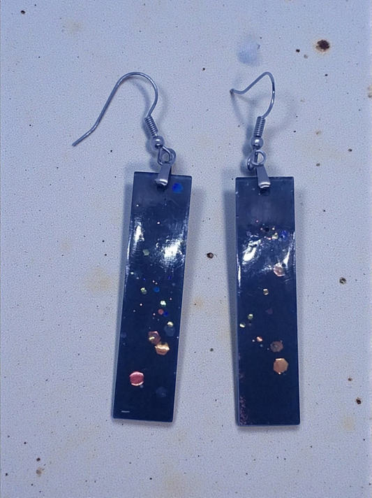 Opal Inspired Pendant Earrings