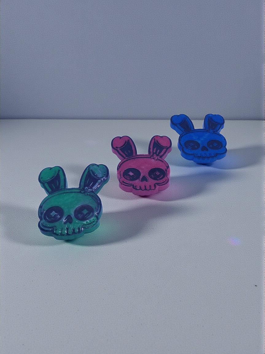 Happy Bunny Fridge Magnets x 3