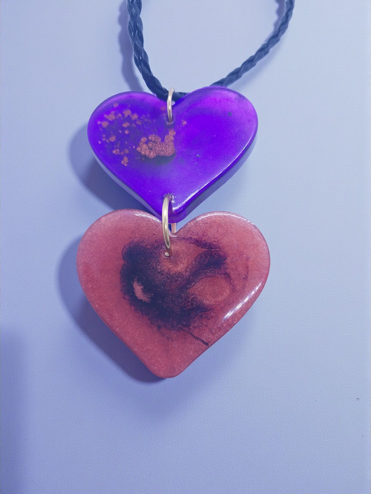 Violet and Copper Necklace