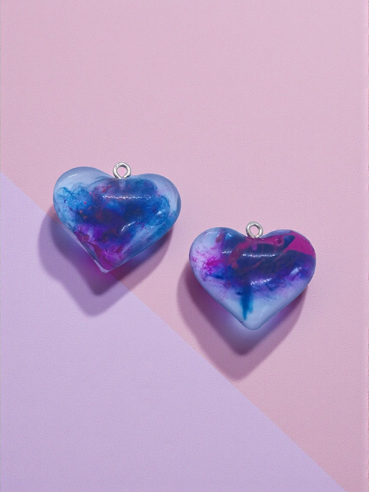 Graffiti Heart Earrings