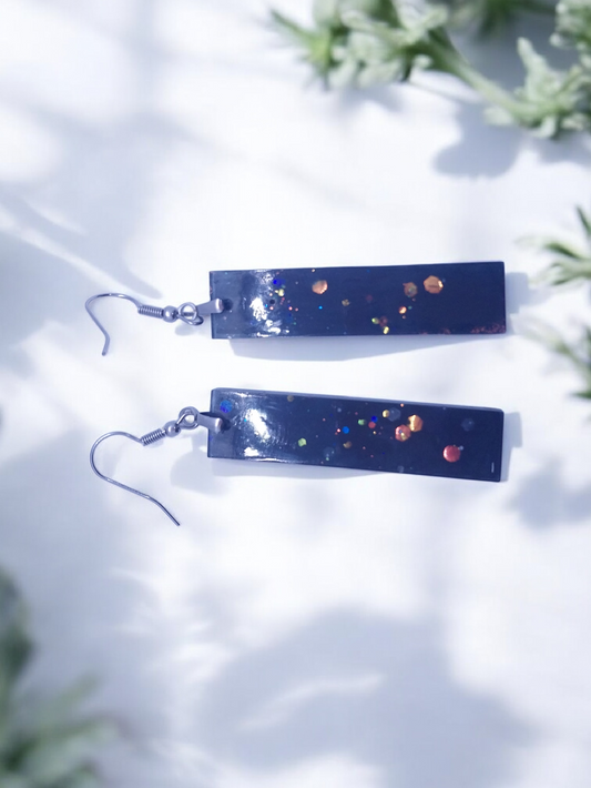 Opal Inspired Pendant Earrings