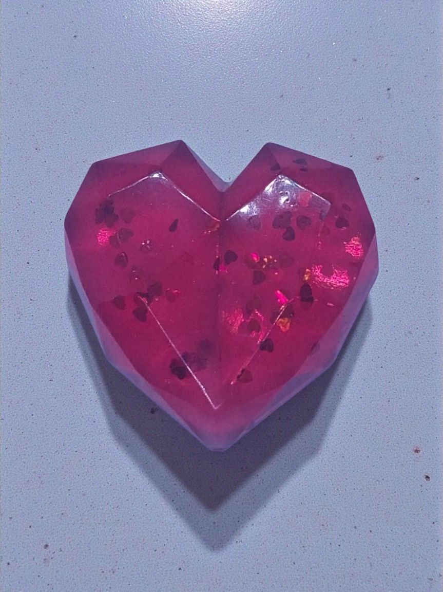Geometric Red Heart