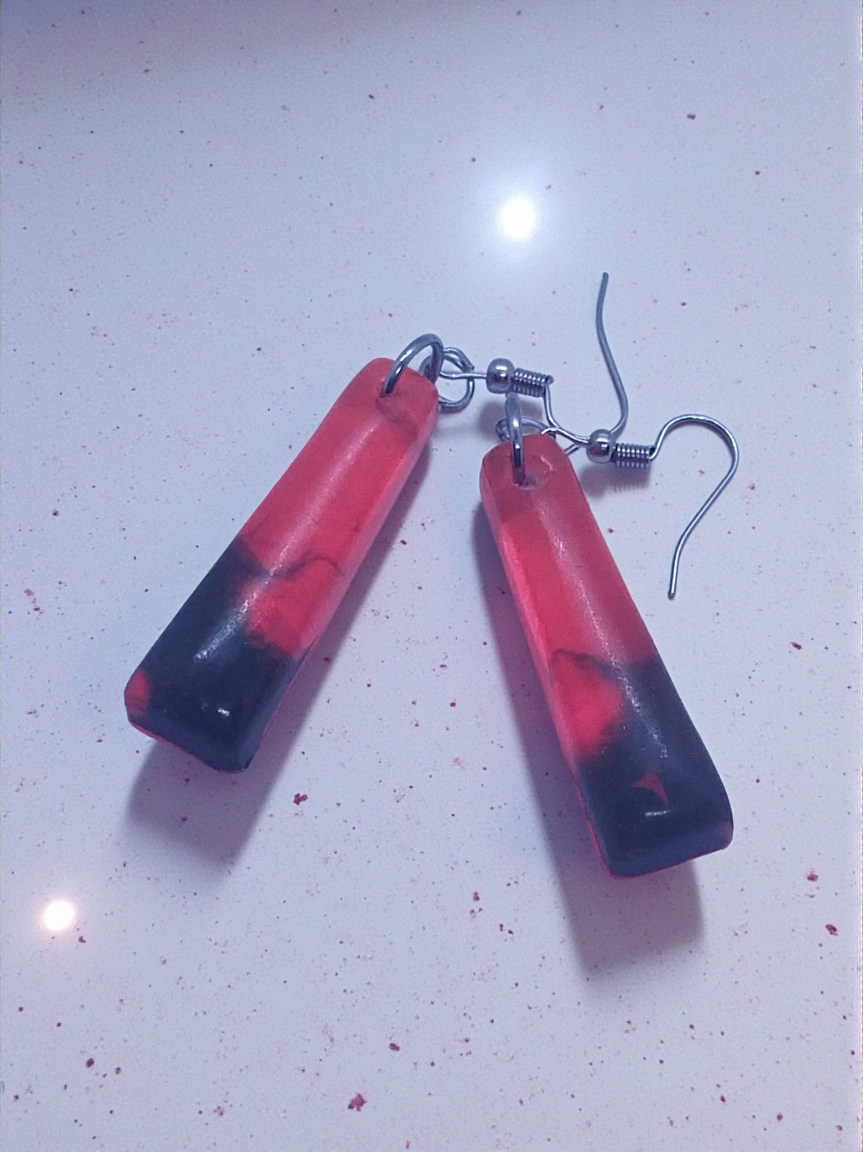 Storm Square Cut Earrings