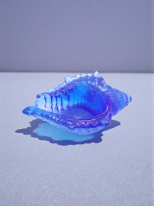 Blue Seashell Dish
