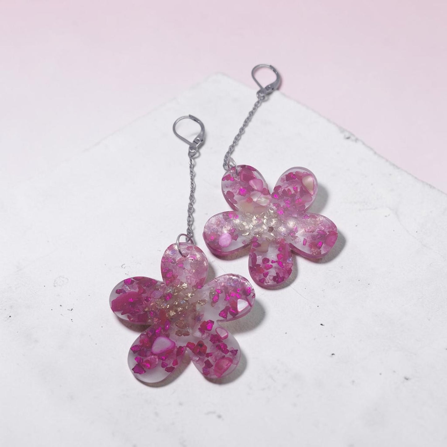 Artymunk3y Floral Drop Earrings