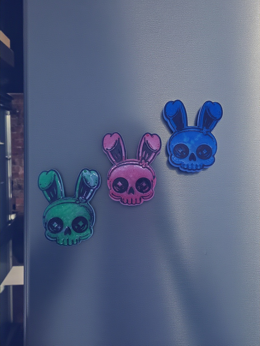 Happy Bunny Fridge Magnets x 3