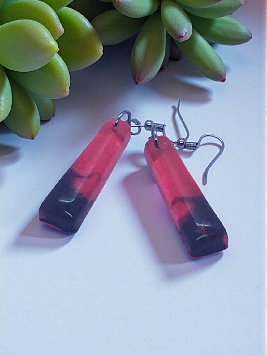 Storm Square Cut Earrings