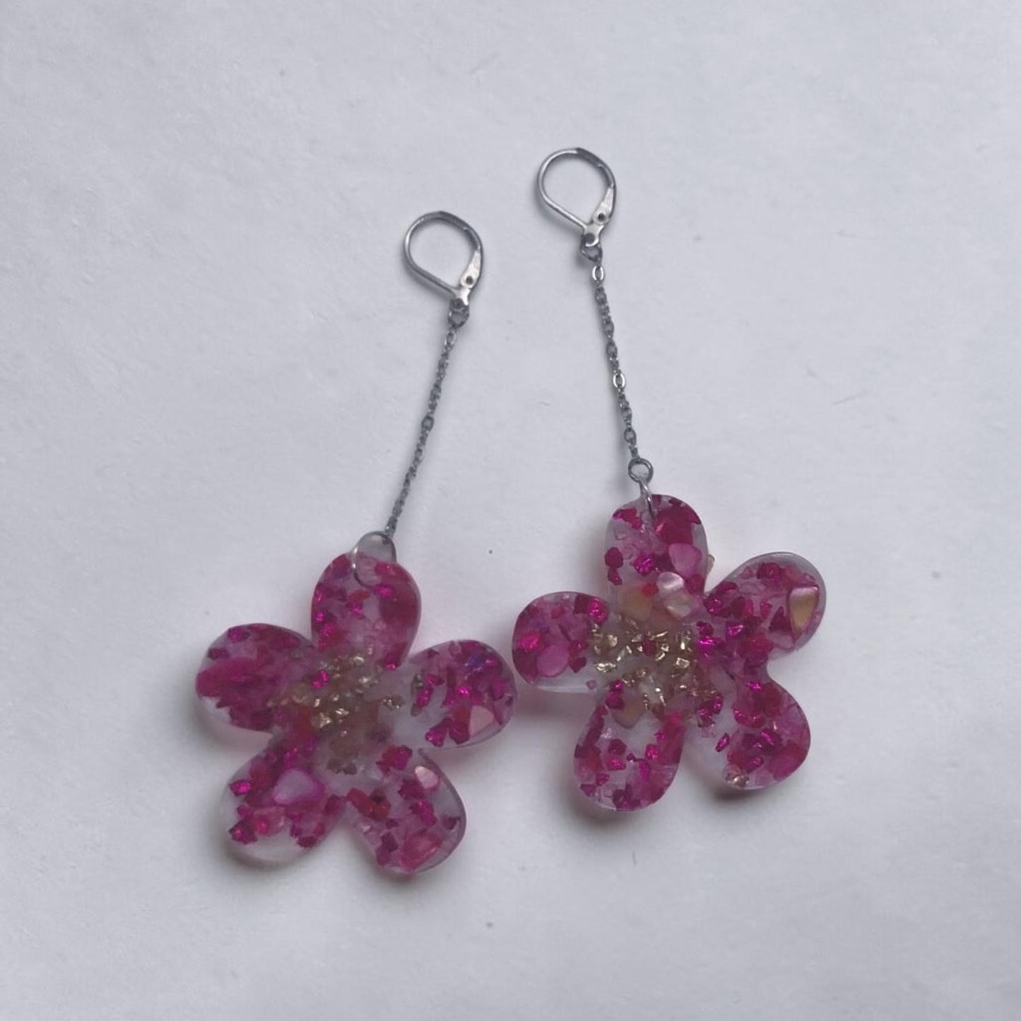 Artymunk3y Floral Drop Earrings