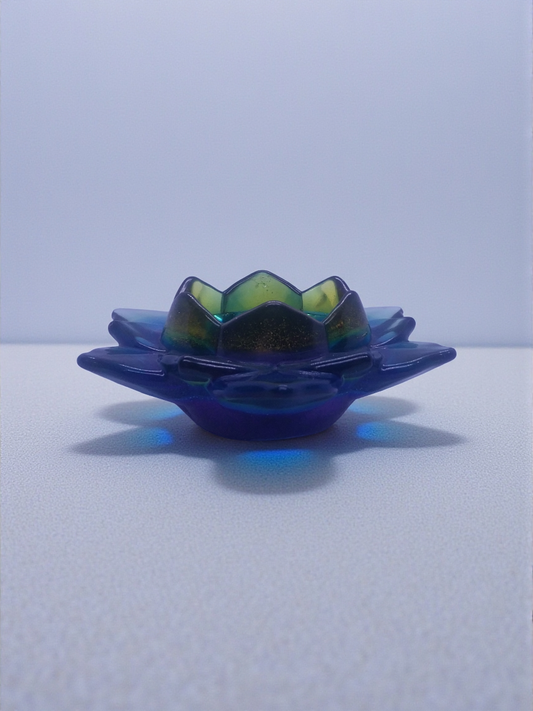 Blue Lotus Tealight Holder