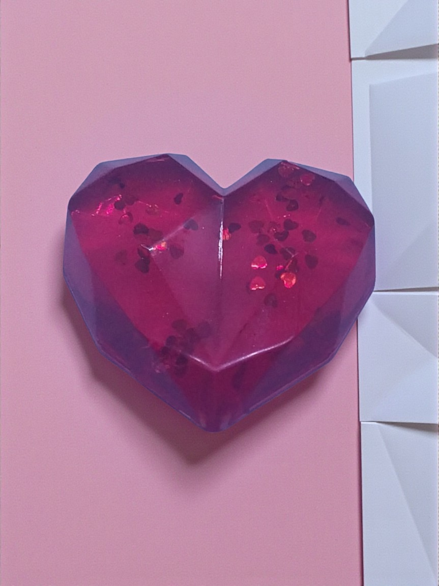 Geometric Red Heart