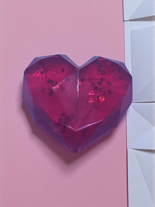 Geometric Red Heart